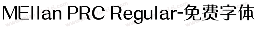 MEllan PRC Regular字体转换